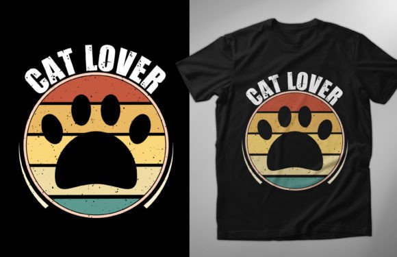 Cat Lover T-shirt Design Free