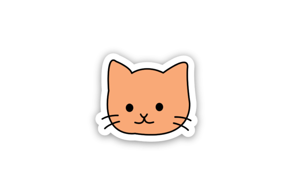 Cat Stickers for Embroidery Projects