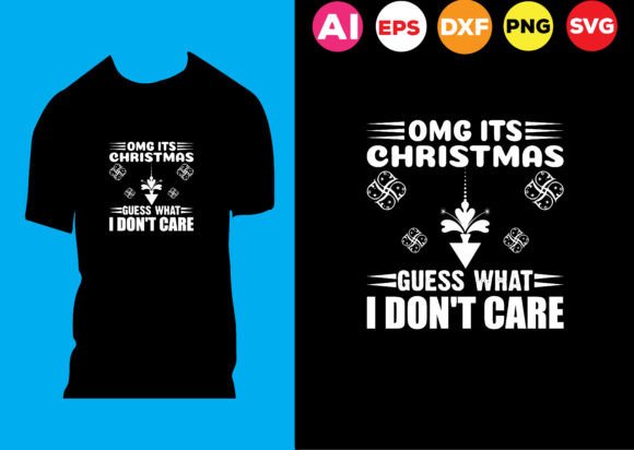 CHRISTMAS CAT T-SHIRT DESIGN