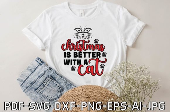 Christmas is Better with a Cat