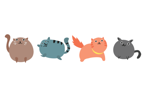 Cute Cat Animal Design