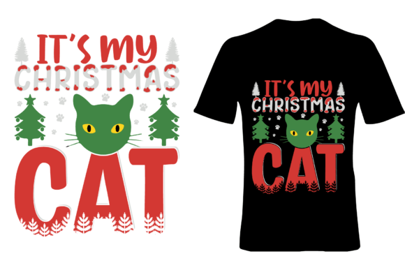 It's My Christmas Cat Ugly T-Shirt
